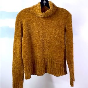 Cute cropped turtleneck sweater